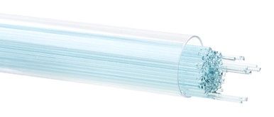 BULLSEYE GLASS 001808-0107-F-TUBE AQUA BLUE 1MM STRINGER