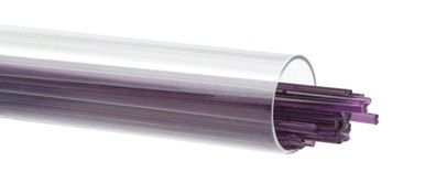BULLSEYE GLASS 001234-0272-F-TUBE Violet Striker Transparent, 2mm Stringer