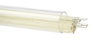 BULLSEYE GLASS 001820-0272-F-TUBE Pale Yellow Tint, 2mm Stringer