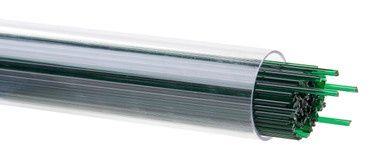 BULLSEYE GLASS 001145-0107-F-TUBE Kelly Green Transparent, 1mm Stringer