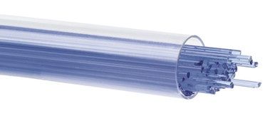 BULLSEYE GLASS 001414-0272-F-TUBE Light Sky Blue Transparent, 2mm Stringer