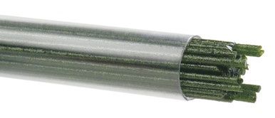 BULLSEYE GLASS 001412-0272-F-TUBE Light Aventurine Green Transparent, 2mm Stringer