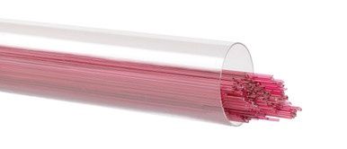 BULLSEYE GLASS 001311-0507-F-TUBE Cranberry Pink Transparent, 0.5mm Stringer