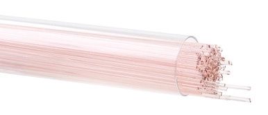 BULLSEYE GLASS 001834-0107-F-TUBE Coral Orange Tint, 1mm Stringer