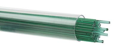 BULLSEYE GLASS 001417-0272-F-TUBE Emerald Green Transparent, 2mm Stringer