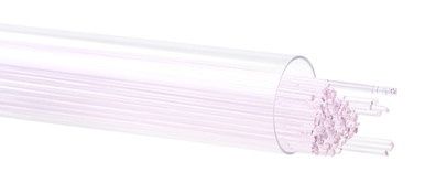 BULLSEYE GLASS 001821-0107-F-TUBE Erbium Pink Tint, 1mm Stringer