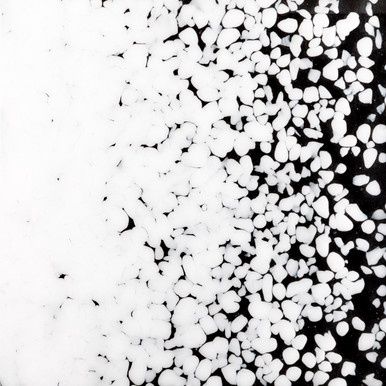 Bullseye Glass Opaque White Opal Medium Frit