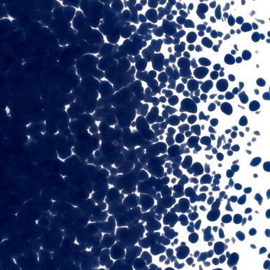 Bullseye Glass Indigo Blue Opal Medium Frit