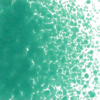 Bullseye Glass Teal Green Opal Medium Frit