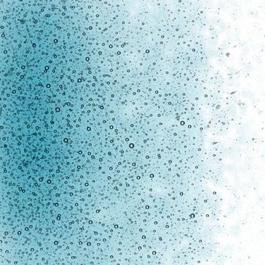 Bullseye Glass Sea Blue Transparent Fine Frit