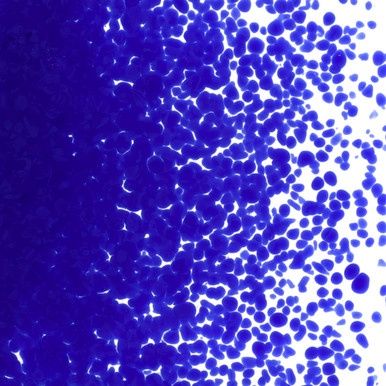 Bullseye Glass Deep Cobalt Blue Opal Medium Frit