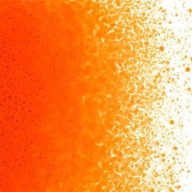 Bullseye Glass Orange Transparent Fine Frit