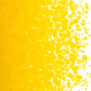 Bullseye Glass Marigold Yellow Transparent Medium Frit
