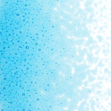 Bullseye Glass Light Turquoise Blue Transparent Medium Frit