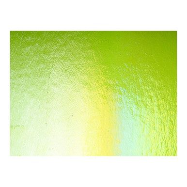 Spring Irid Color Bullseye Glass SPRING GREEN IRID RAINBOW