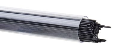 Bullseye Glass Black Opal 1mm Stringer 000100-0107-F-TUBE