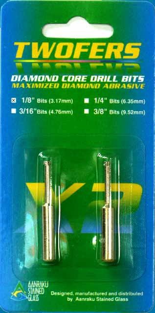 1/8th inch diamond core drill bits twofers