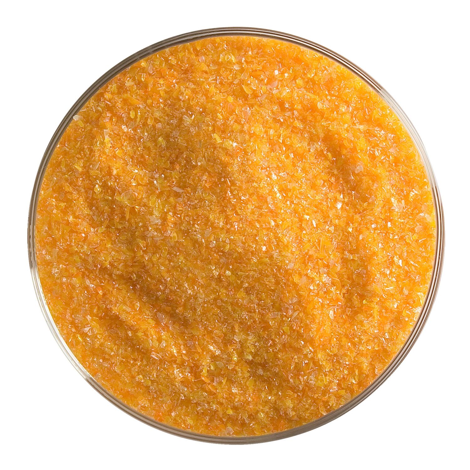Tangerine Orange Frit, Container Size: 5 oz, Granule size: Fine