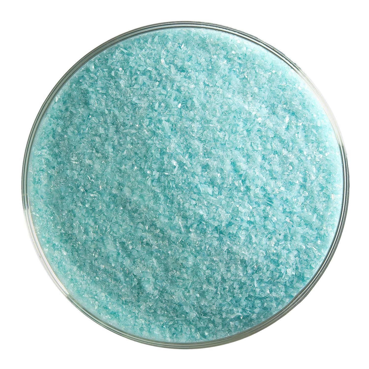 Turquoise Blue Frit, Container Size: 5 oz, Granule size: Fine
