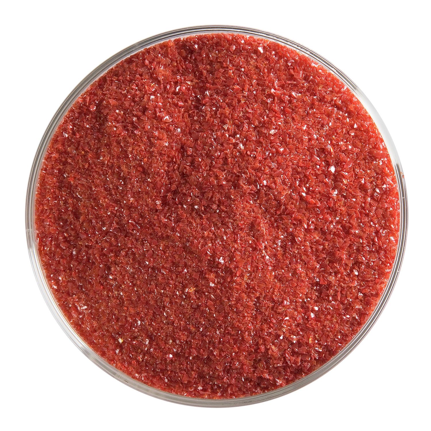 Deep Red Frit, Container Size: 5 oz, Granule size: Fine