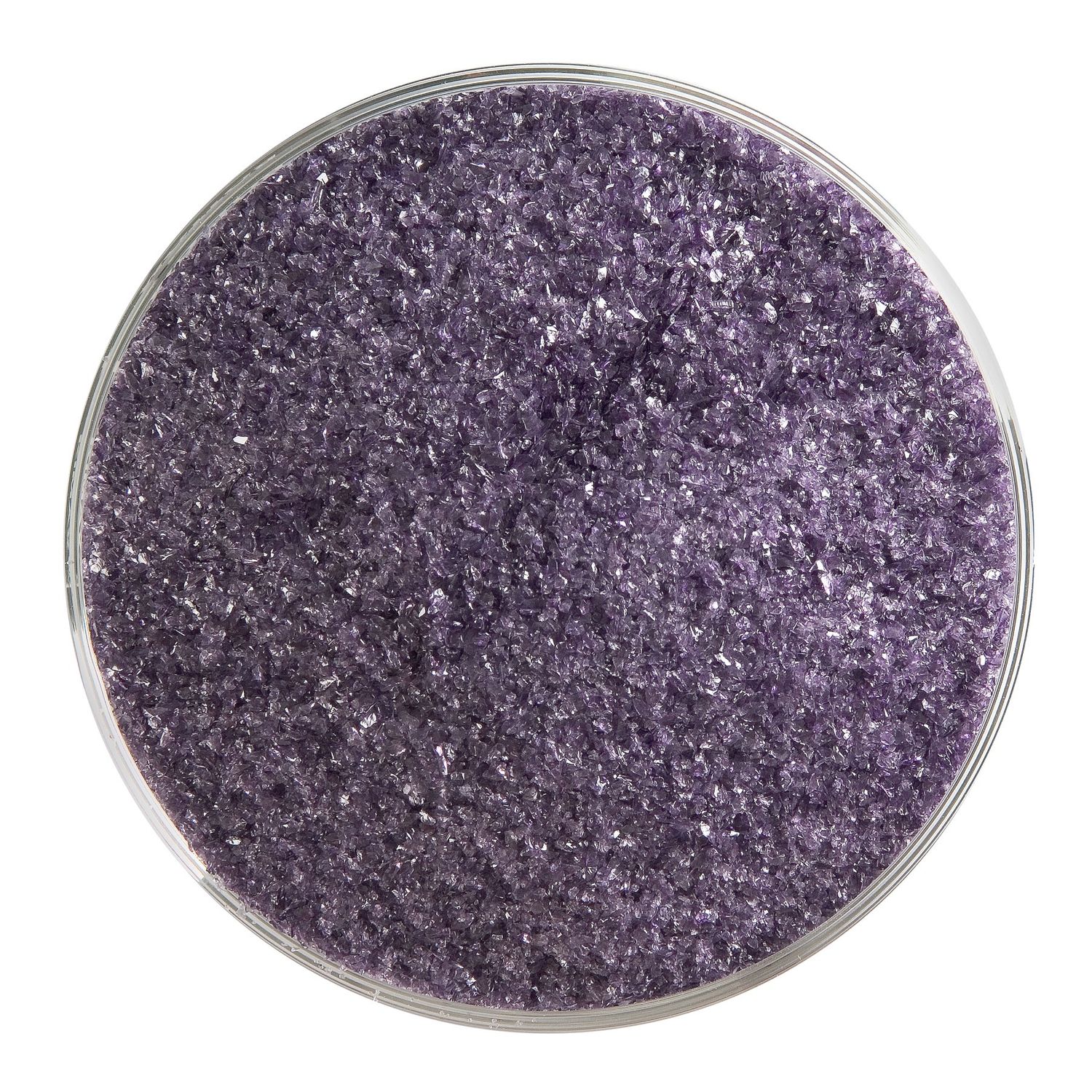 Deep Royal Purple Transparent, Frit, 5 or 16 ounce containers, 90 coe, Container Size: 5 oz, Granule size: Fine