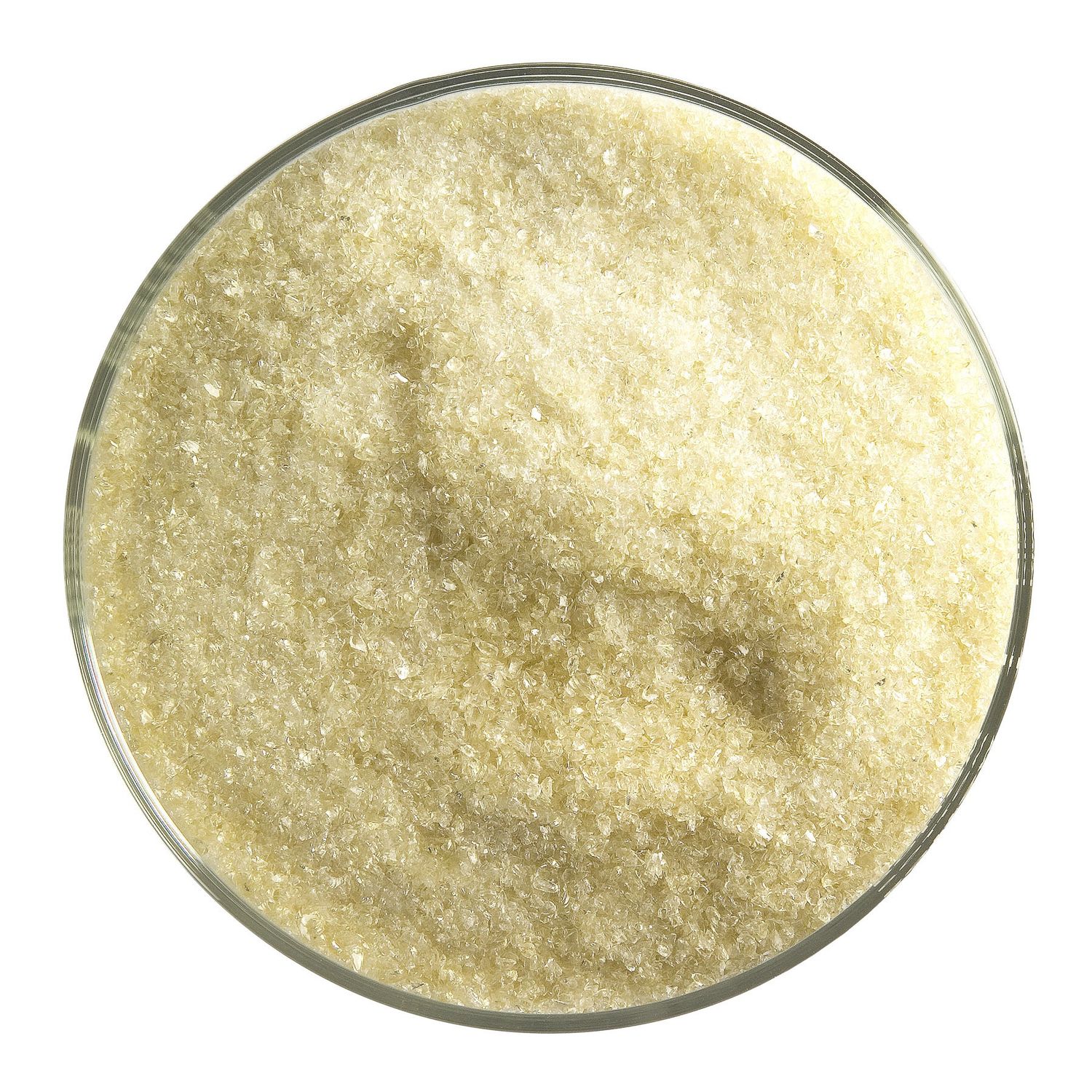 Light Amber Transparent, Frit, 5 or 16 ounce containers, 90 coe, Container Size: 5 oz, Granule size: Fine