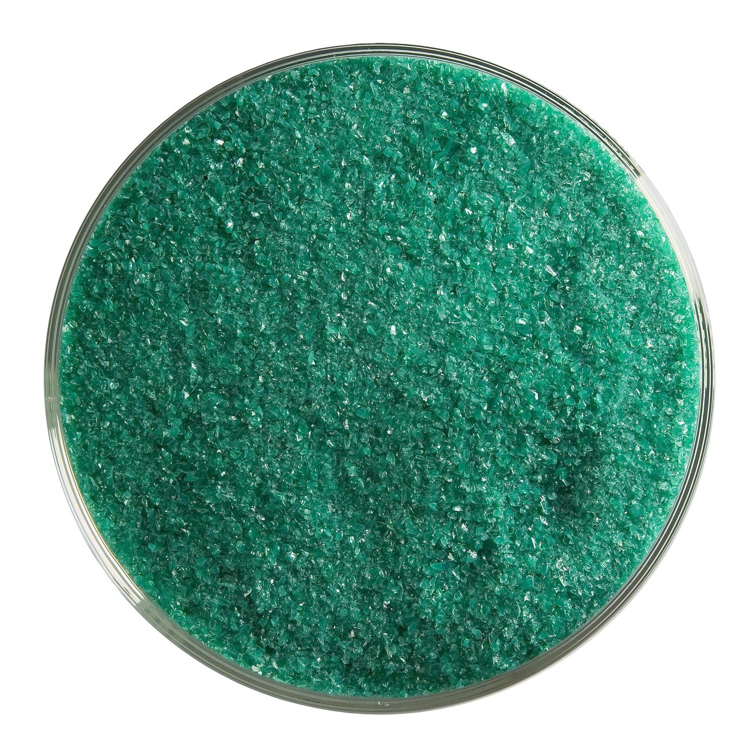 Jade Green Frit, Container Size: 5 oz, Granule size: Fine
