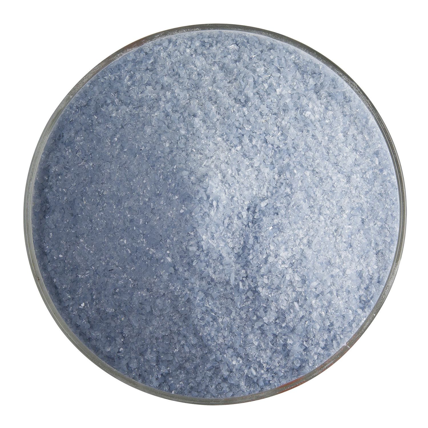 Dusty Blue Opal, Frit,5 or 16 ounce containers, 90 coe, Container Size: 5 oz, Granule size: Fine