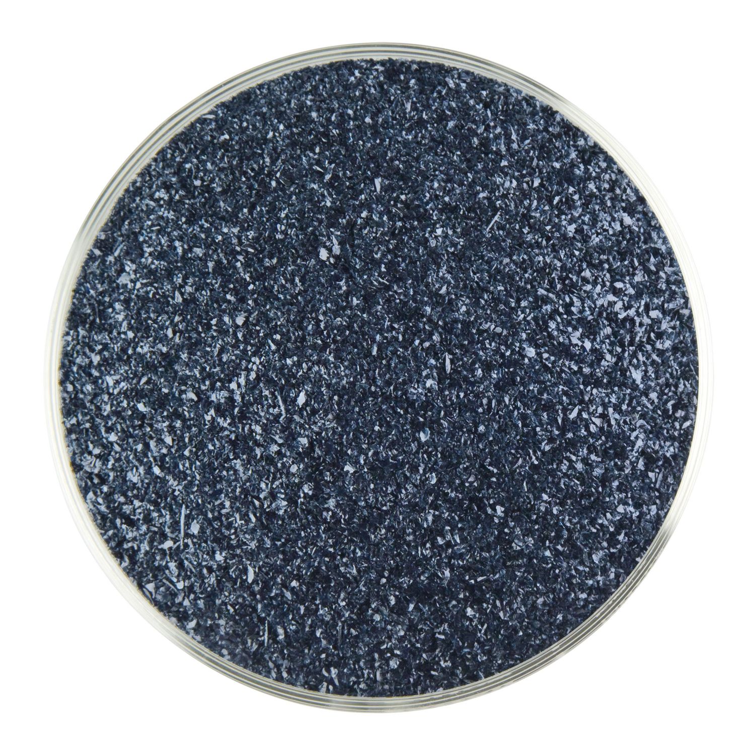 Aventurine Blue Frit, Container Size: 5 oz, Granule size: Fine