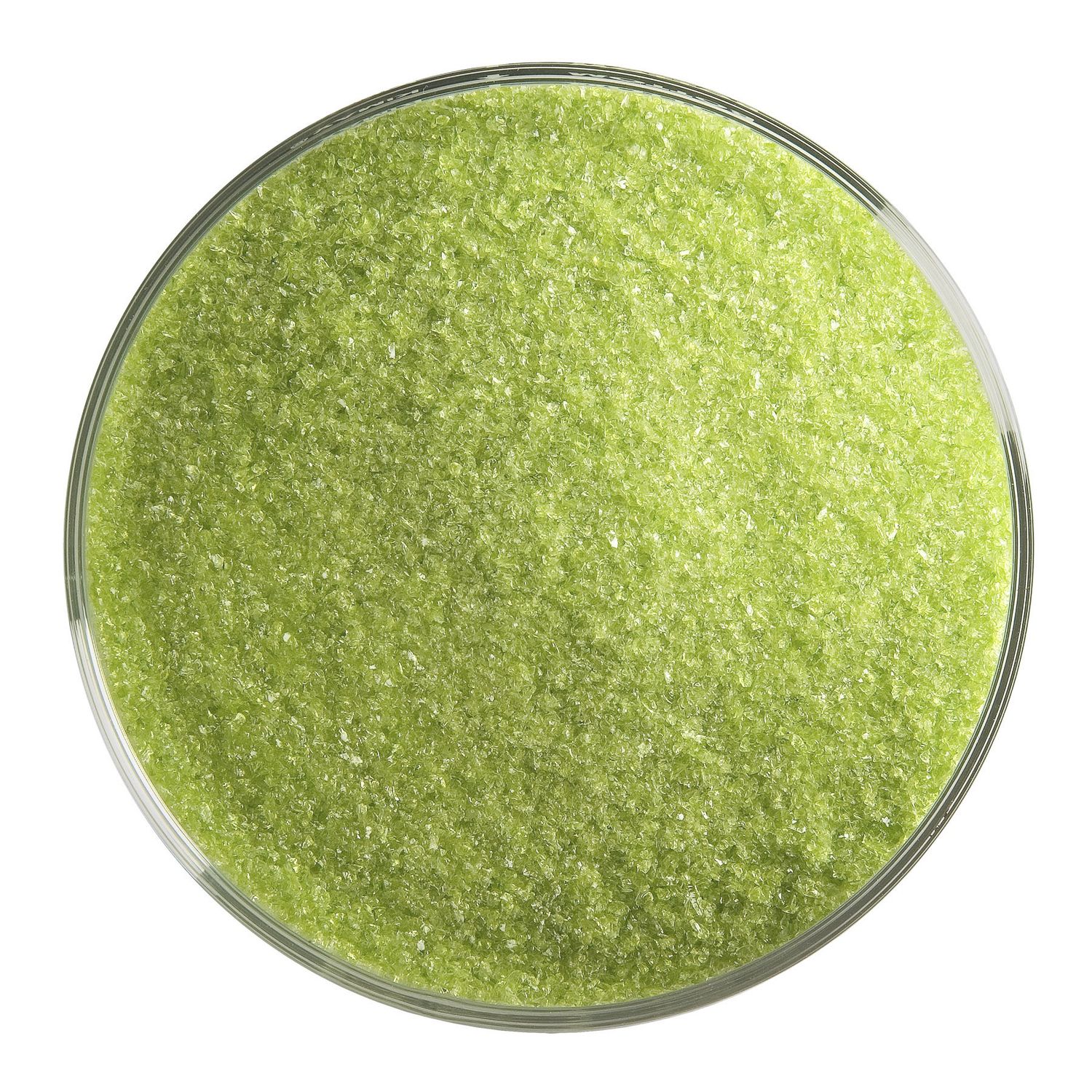 Spring Green Transparent Frit, Container Size: 5 oz, Granule size: Fine