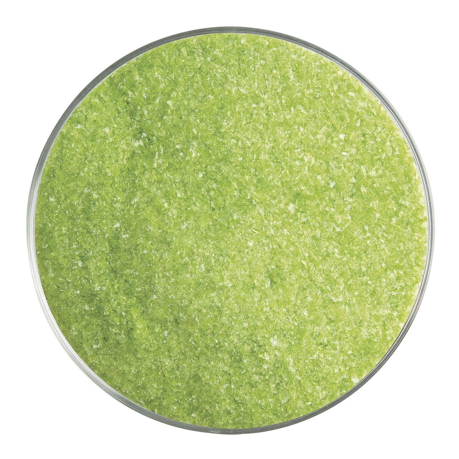 Pea Pod Green Opal Frit, Container Size: 5 oz, Granule size: Fine