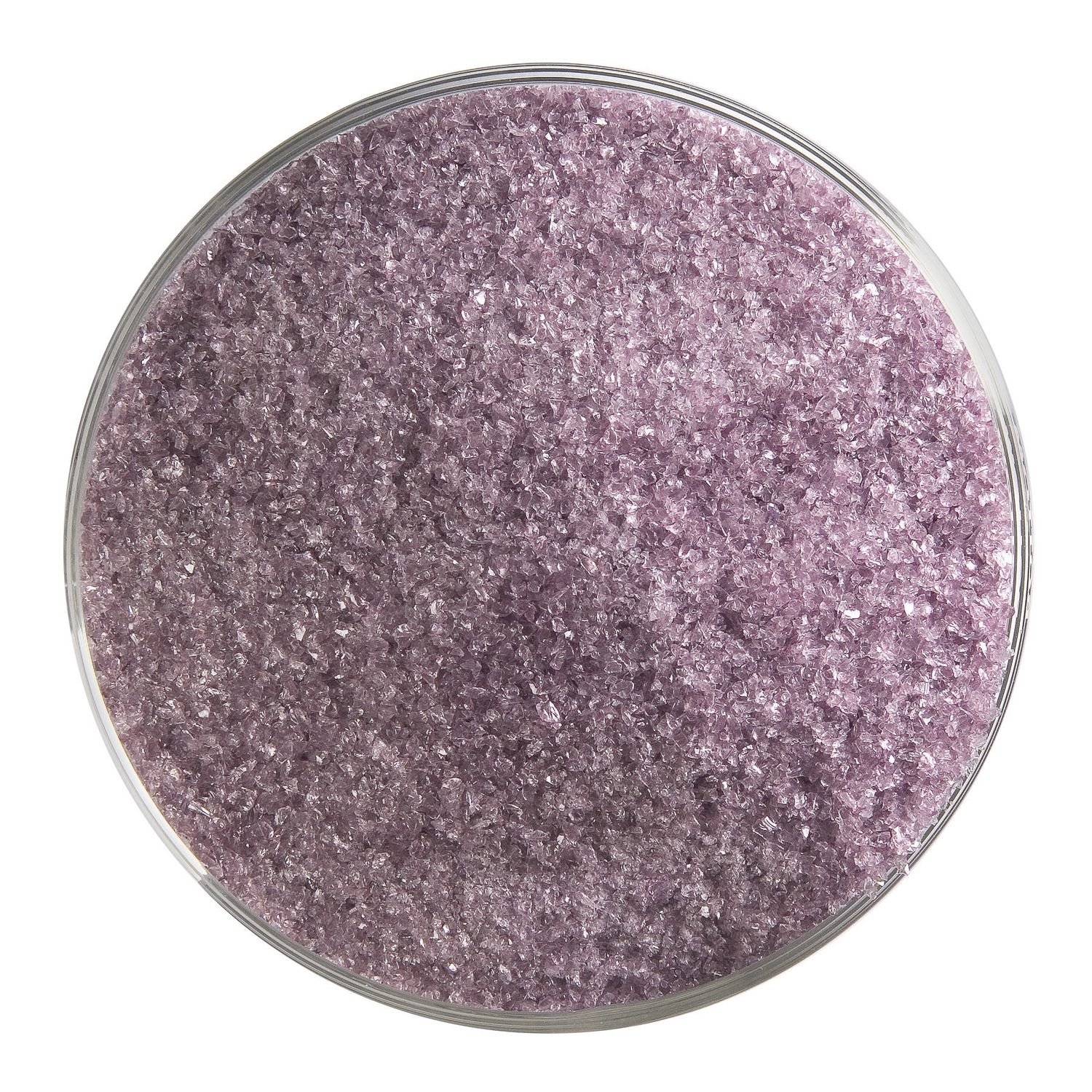 Light Violet Transparent, Frit, 5 or 16 ounce containers, 90 coe, Container Size: 5 oz, Granule size: Fine