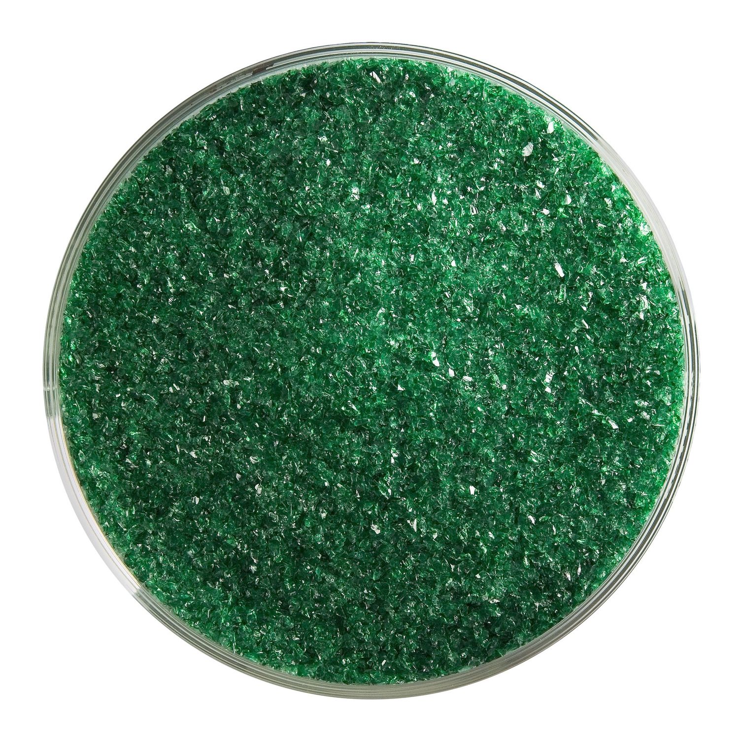 Kelly Green Transparent, Frit, Container Size: 5 oz, Granule size: Fine