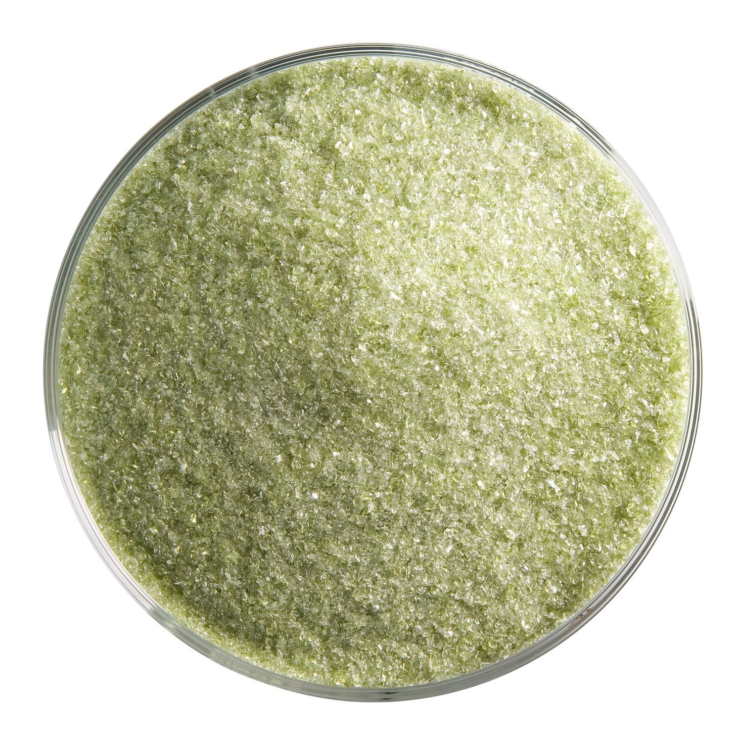 Pine Green Transparent, Frit, 5 or 16 ounce containers, 90 coe, Container Size: 5 oz, Granule size: Fine