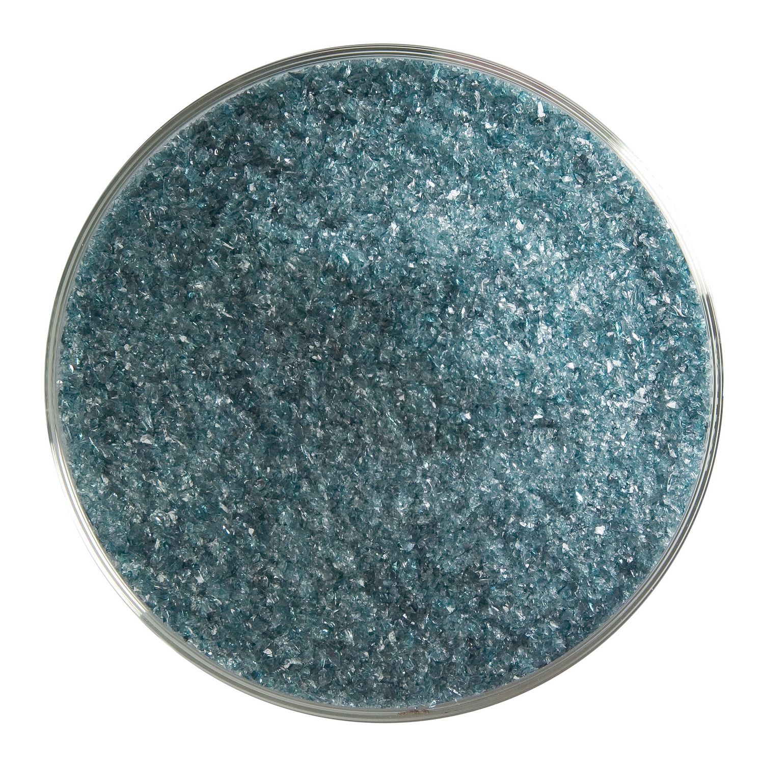 Aquamarine Blue Transparent Frit, Container Size: 5 oz, Granule size: Fine