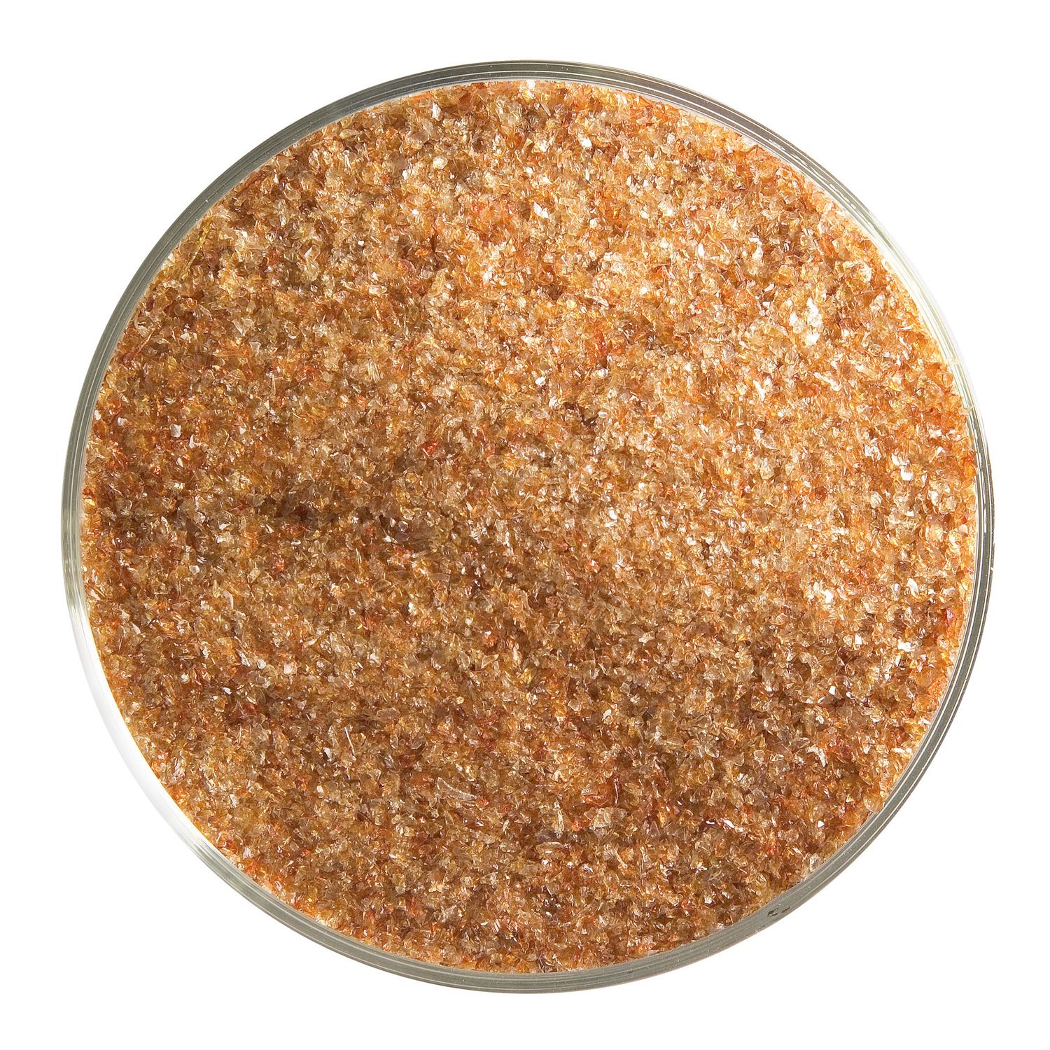 Carnelian Transparent Frit, Container Size: 5 oz, Granule size: Fine
