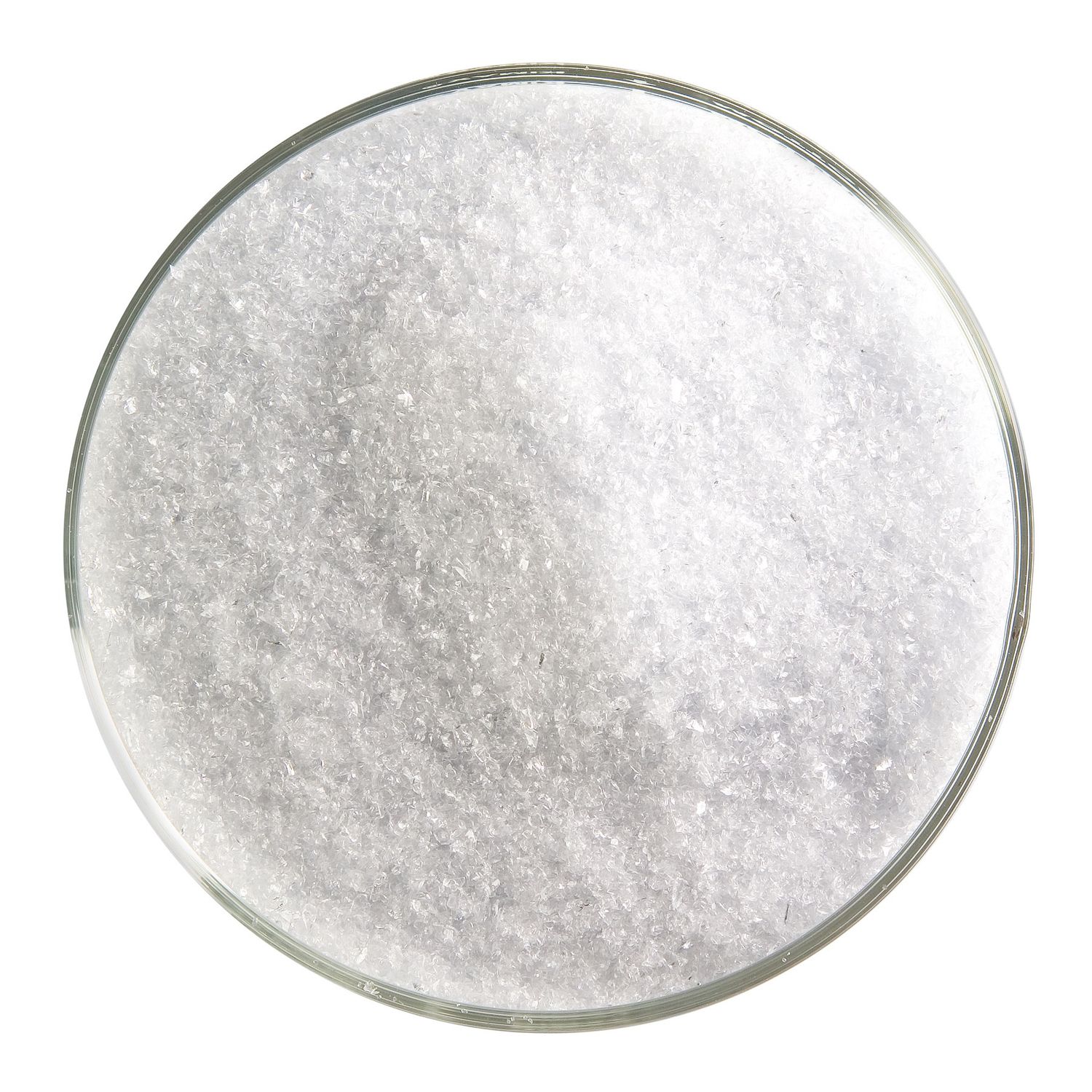 Gray Blue Transparenet, Frit, 5 or 16 ounce Container, 90 COE, Container Size: 5 oz, Granule size: Fine
