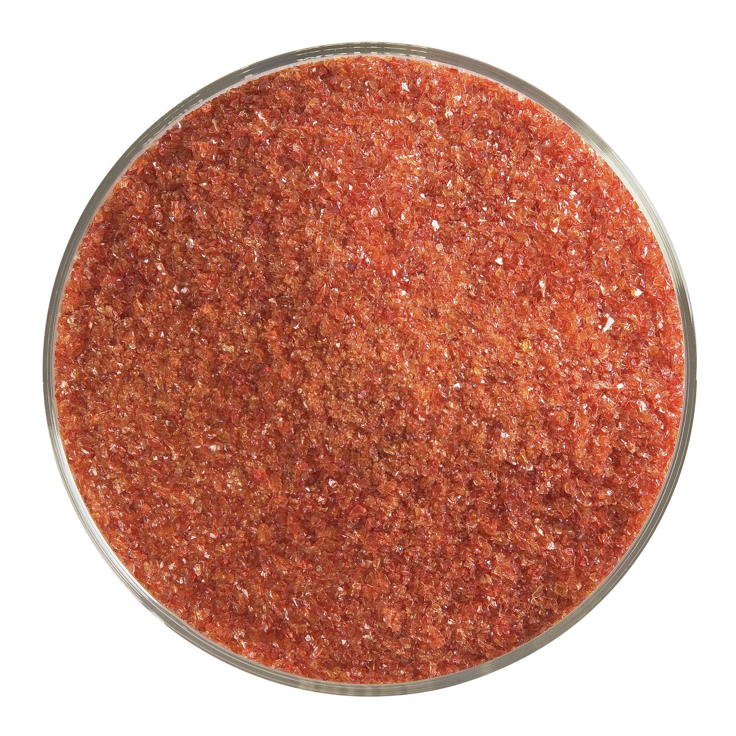 GARNET RED FRIT, Container Size: 16 oz, Granule size: Fine