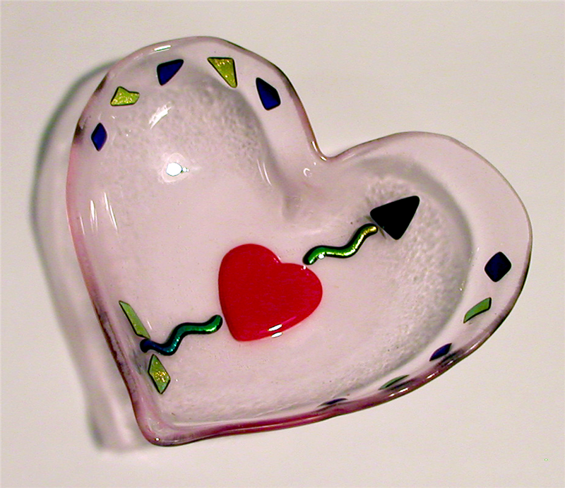 GM20 Heart Dish Slumping 7"