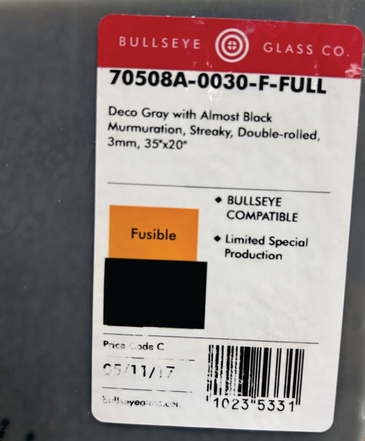 Deco Gray Almost Black Murmuration Streaky 70508A