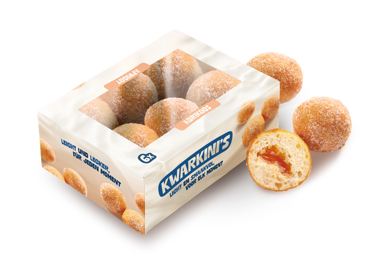 Kwarkini - Abrikoos (Doosje 6st.)