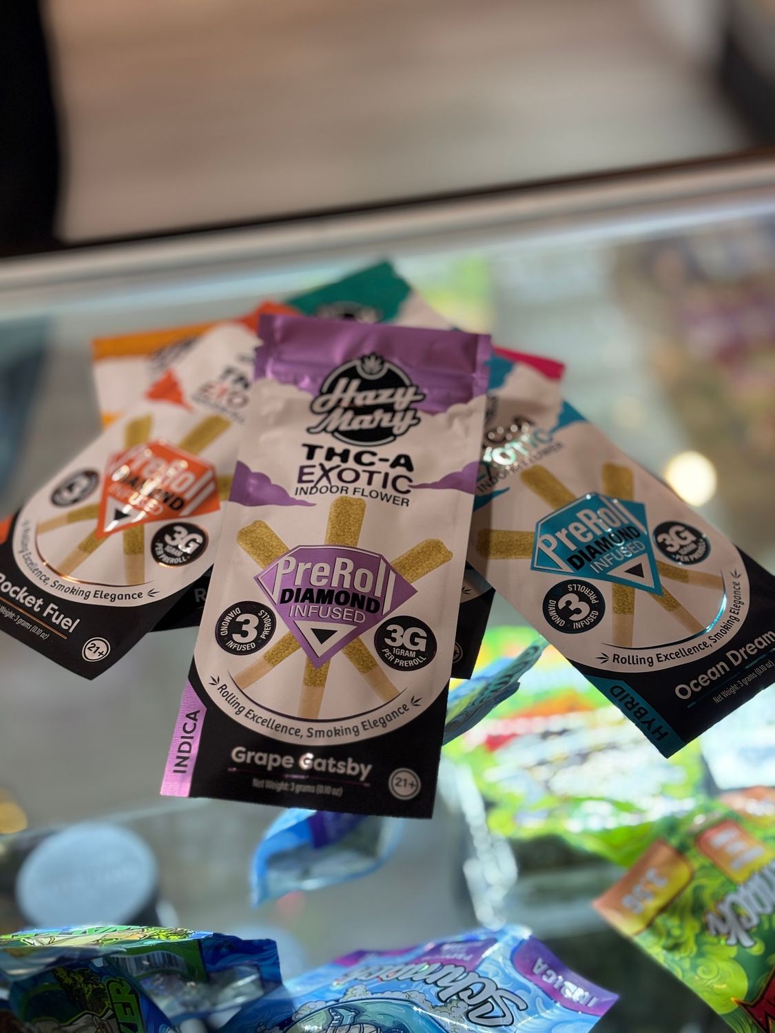 HAZY MARY Diamond Infused Preroll 3G 3pk