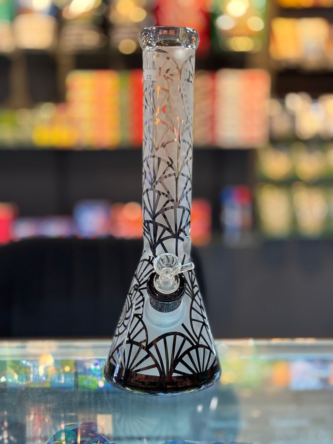 Black Swirl Bong