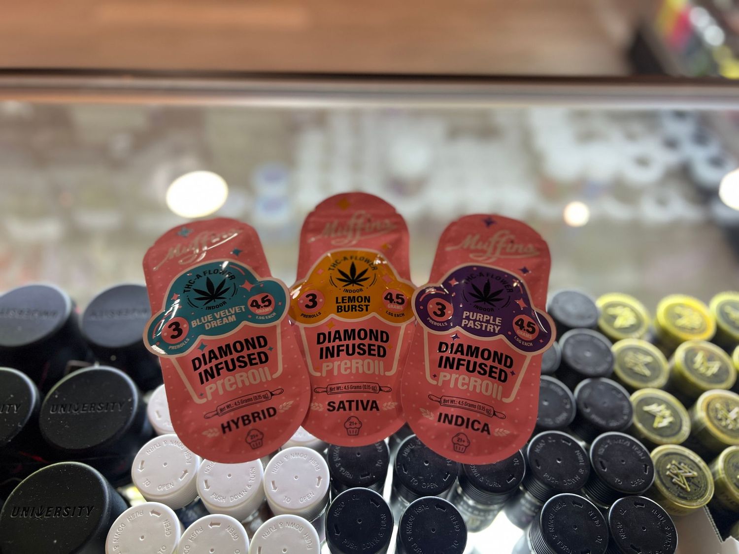 MUFFINS Diamond Infused Prerolls 3pk