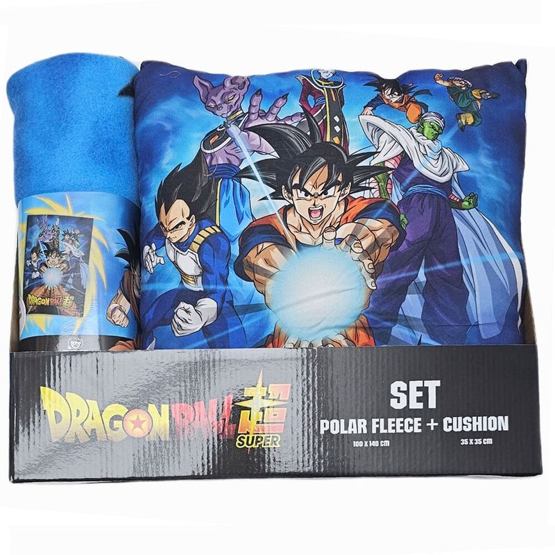 SET MANTA + COJIN DRAGON BALL SUPER