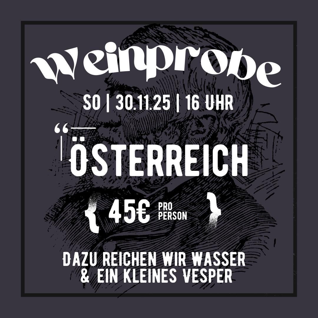 Weinprobe "Österreich" 30.11.2025