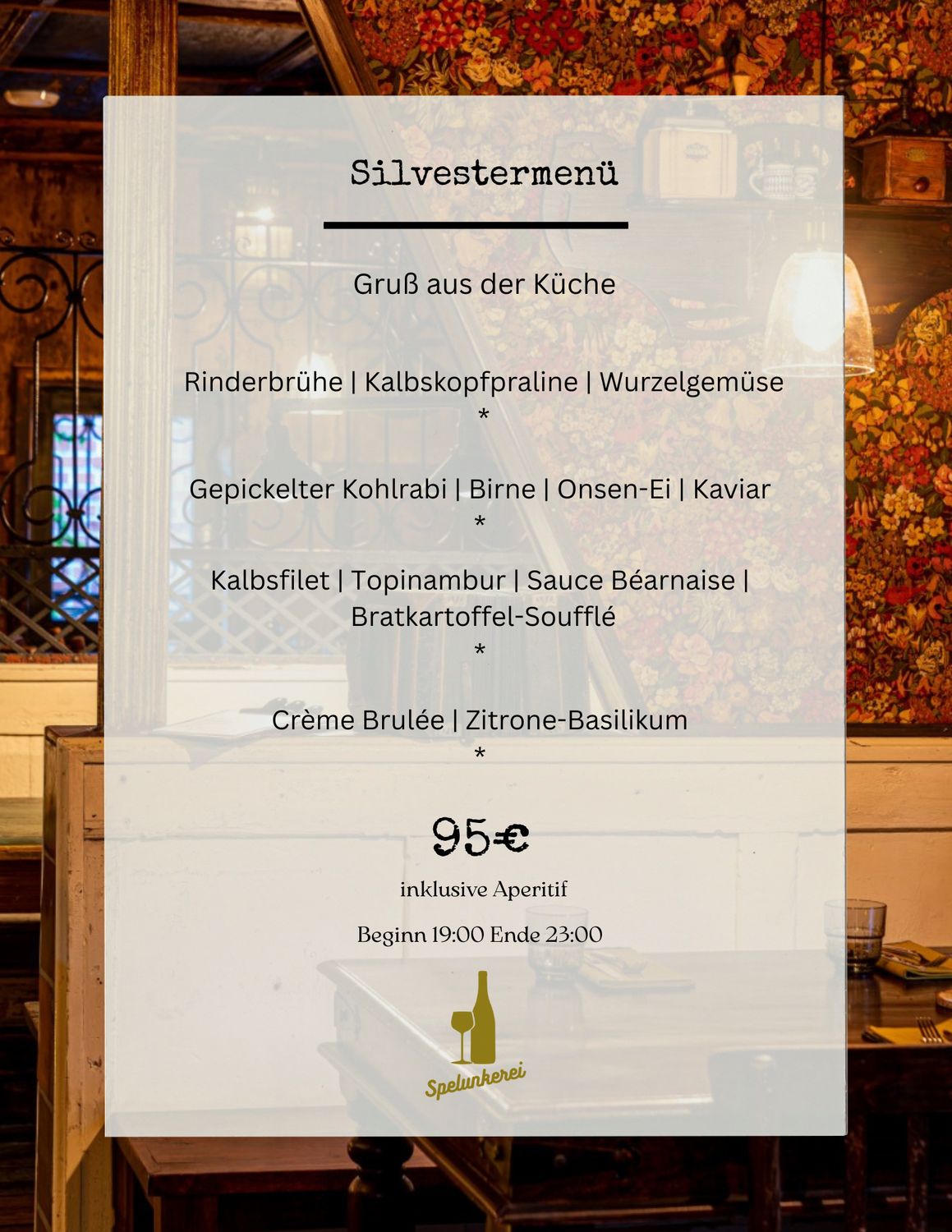 Silvestermenü 31.12.2025