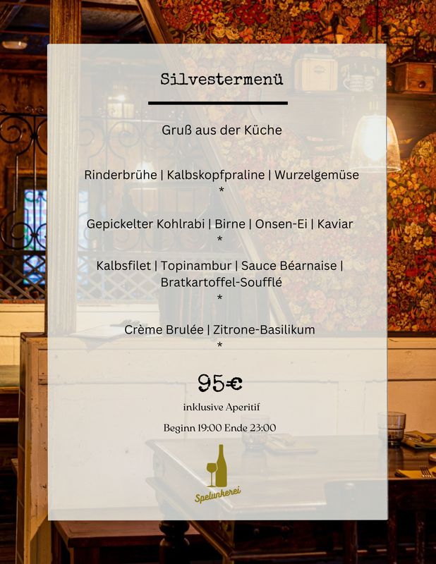 Silvestermenü 31.12.2025