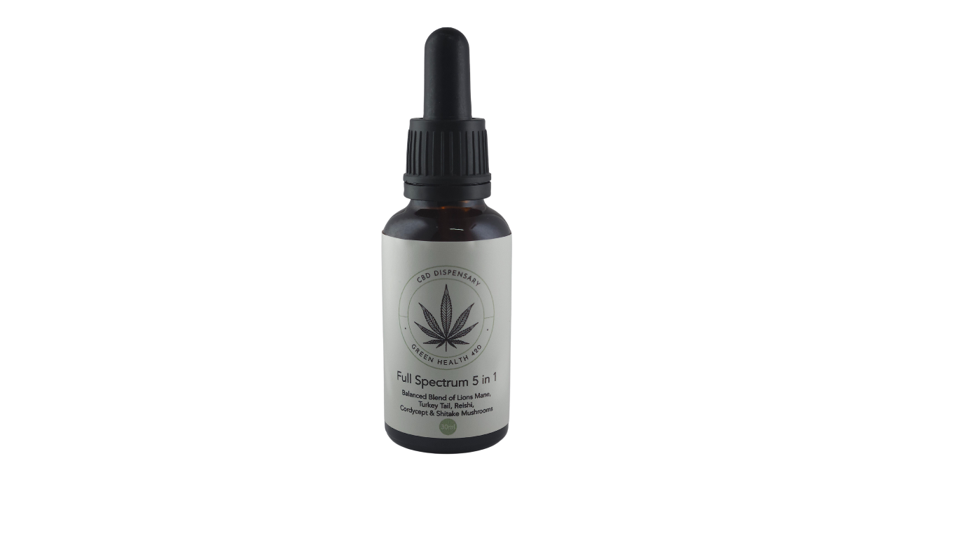 Full Spectrum 5 in 1 Mushroom Tincture - 30ml