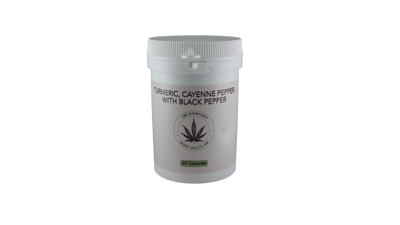 Turmeric, Cayenne Pepper with Black Pepper Capsules - 30 Capsules
